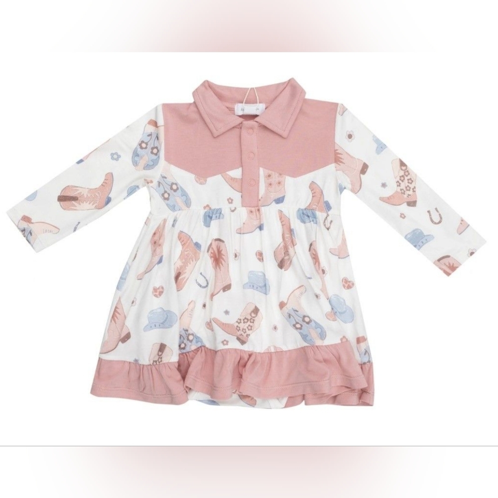 Angel Dear Western themed dress - 18-24m